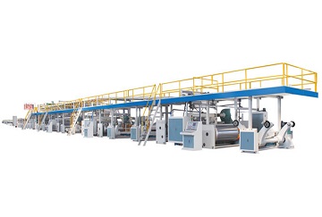 Corrugated paperboard production line